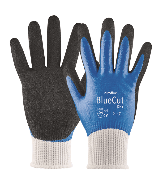 NIRO-FLEX BlueCut dry, Schnittschutz (Klasse F) Schutzhandschuh
